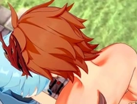 Young and straight boys engage in hot anal sex in Genshin Impact