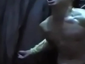 Asian soldier in BDSM roleplay
