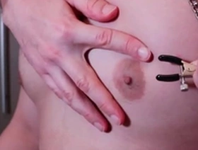 Muscle worship and nipple massage with edging for a hunk