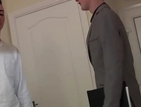 Adorable twink amateurs riley jordon and scott williams fuck