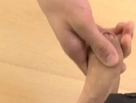 Salacious schlong sucking session