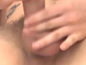 Hot babe with natural boobs banged in this amazing threesome